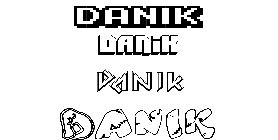 Coloriage Danik