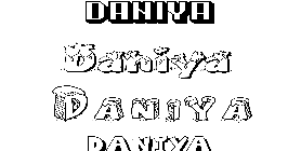 Coloriage Daniya