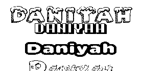 Coloriage Daniyah