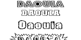 Coloriage Daouia