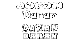 Coloriage Daran