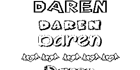 Coloriage Daren