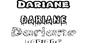 Coloriage Dariane