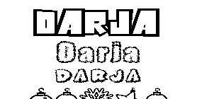 Coloriage Darja