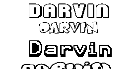 Coloriage Darvin