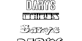 Coloriage Darys