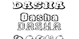 Coloriage Dasha