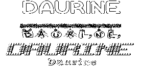 Coloriage Daurine