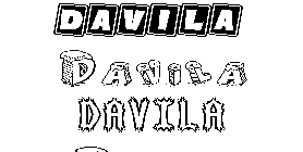 Coloriage Davila