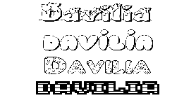 Coloriage Davilia