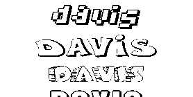 Coloriage Davis