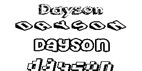 Coloriage Dayson
