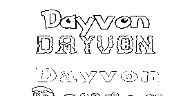 Coloriage Dayvon