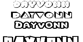Coloriage Dayvonn