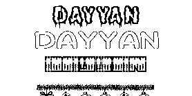Coloriage Dayyan