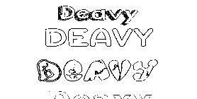 Coloriage Deavy