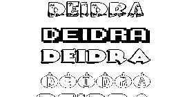 Coloriage Deidra