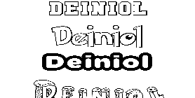 Coloriage Deiniol