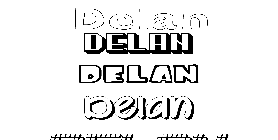 Coloriage Delan