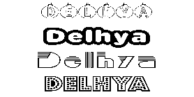 Coloriage Delhya