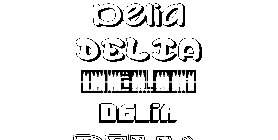 Coloriage Delia