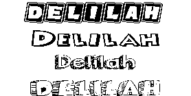 Coloriage Delilah