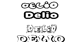 Coloriage Delio