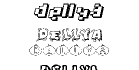 Coloriage Dellya