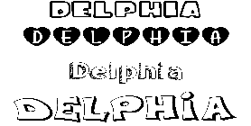 Coloriage Delphia