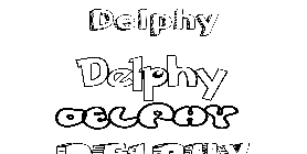 Coloriage Delphy
