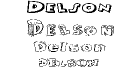 Coloriage Delson