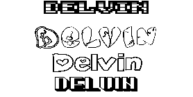 Coloriage Delvin