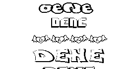 Coloriage Dene