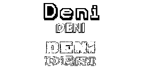 Coloriage Deni