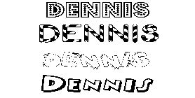 Coloriage Dennis