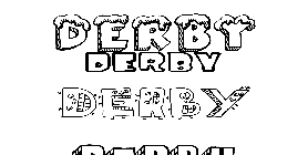 Coloriage Derby