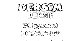 Coloriage Dersim