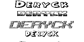 Coloriage Deryck