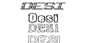 Coloriage Desi