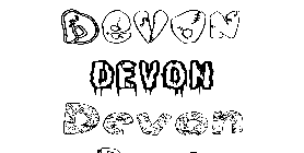 Coloriage Devon