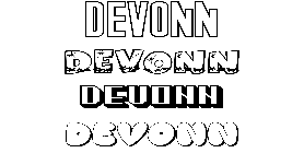 Coloriage Devonn