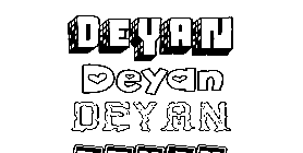 Coloriage Deyan