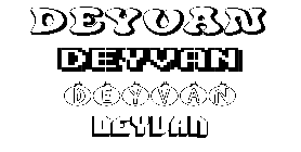 Coloriage Deyvan