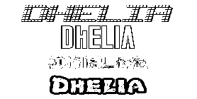 Coloriage Dhelia