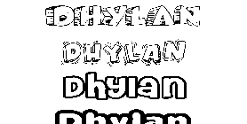 Coloriage Dhylan
