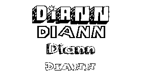 Coloriage Diann