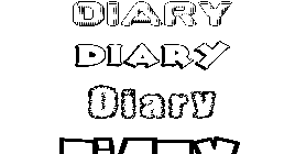 Coloriage Diary
