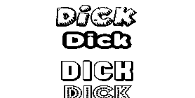 Coloriage Dick