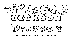 Coloriage Dickson