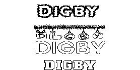Coloriage Digby